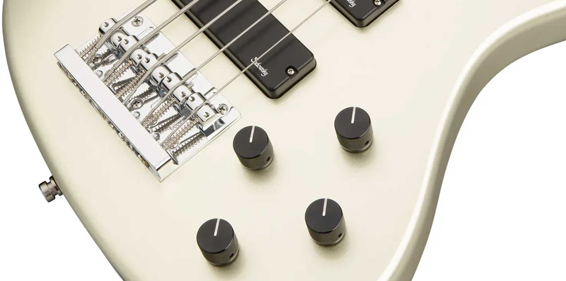 Sadowsky Modern Bass 24-fret 5c Metroexpress Active Mn - Solid Champagne Metallic - Basse Électrique Solid Body - Variation 3