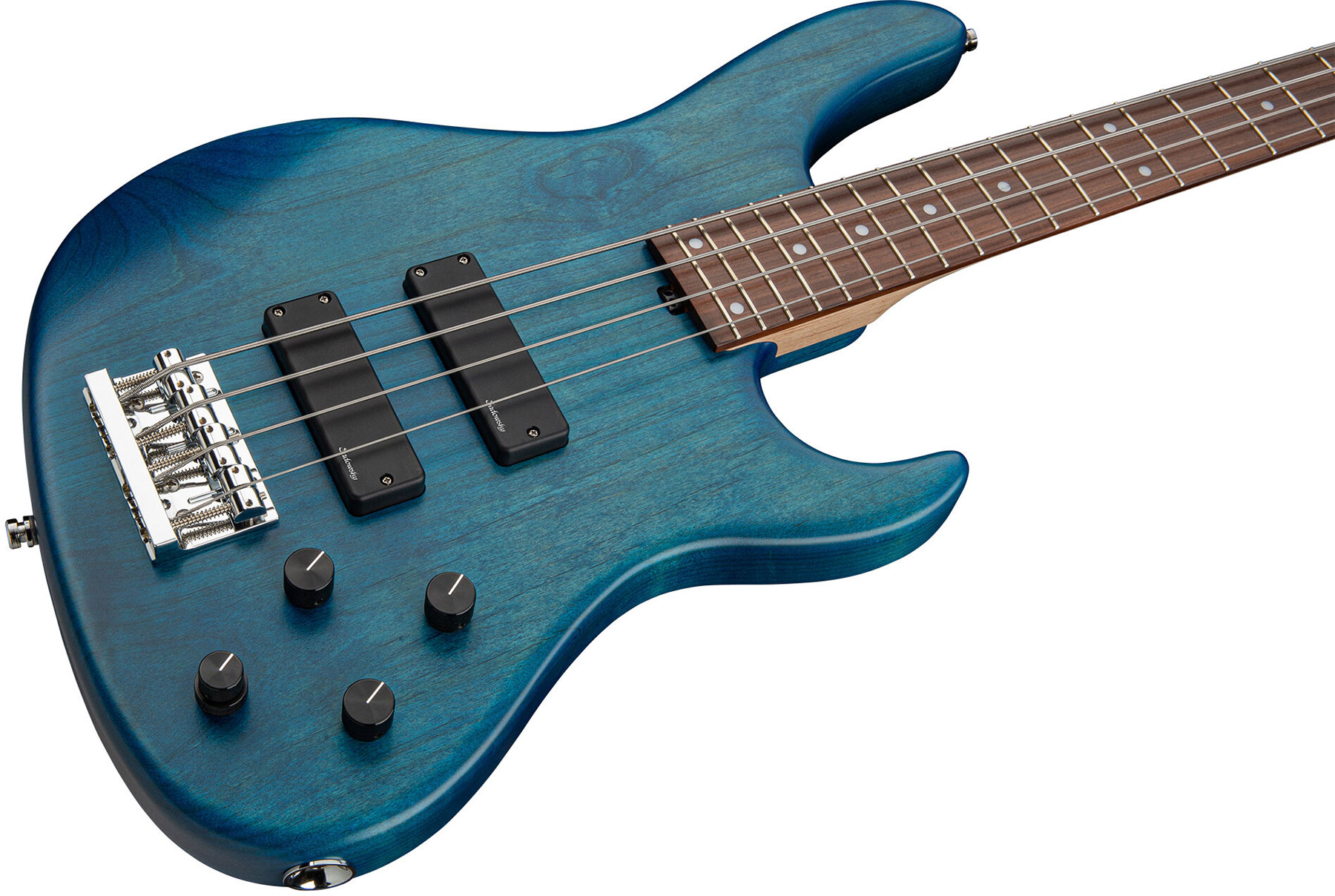 Sadowsky Modern Bass 24 Fret Alder 4c Metroline All Active Mor - Blue Transparent Satin - Basse Électrique Solid Body - Variation 2