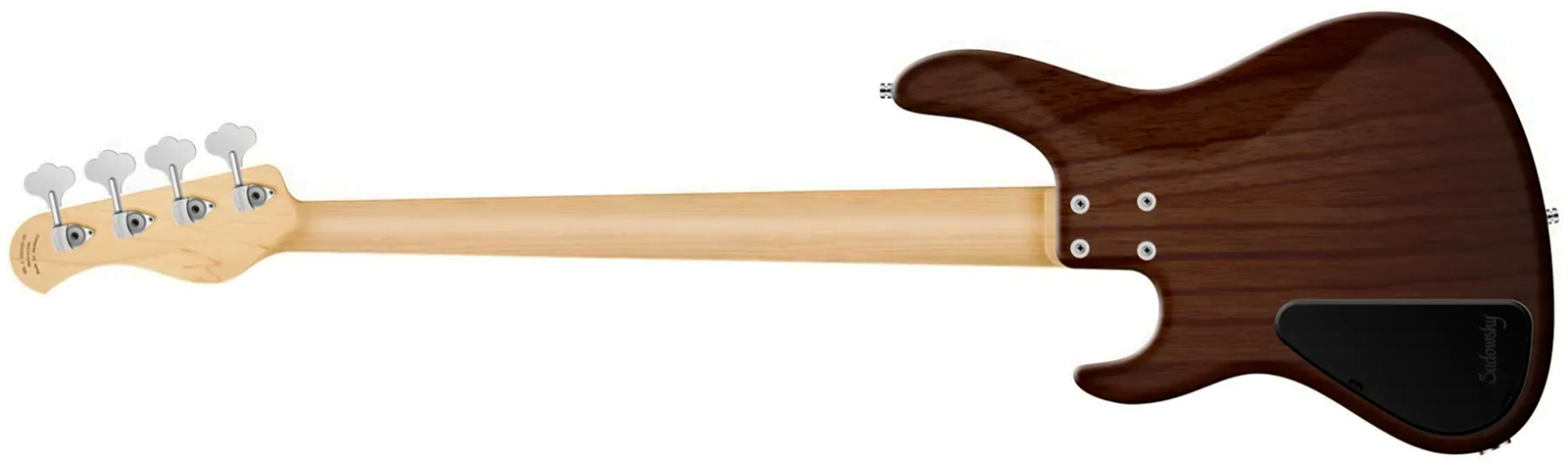 Sadowsky Modern Bass 24 Fret Ash 4c Metroline All Active Mn - Antique Tobacco Transparent Satin - Basse Électrique Solid Body - Variation 1