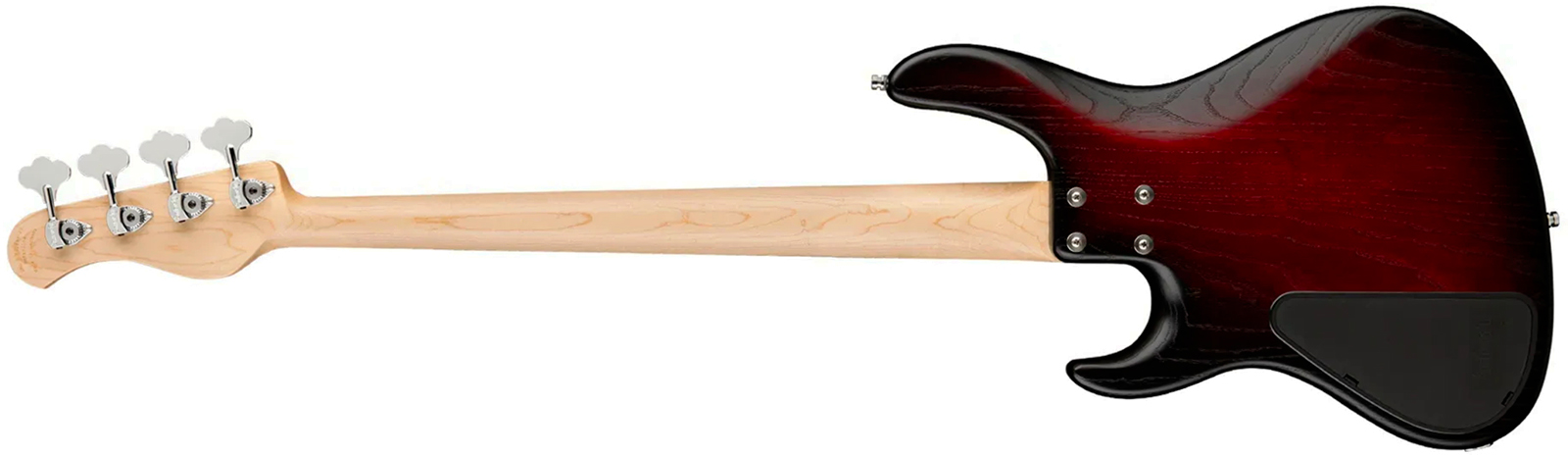 Sadowsky Modern Bass 24 Fret Ash 4c Metroline All Active Mn - Burgundy Blackburst Transparent Satin - Basse Électrique Solid Body - Variation 1