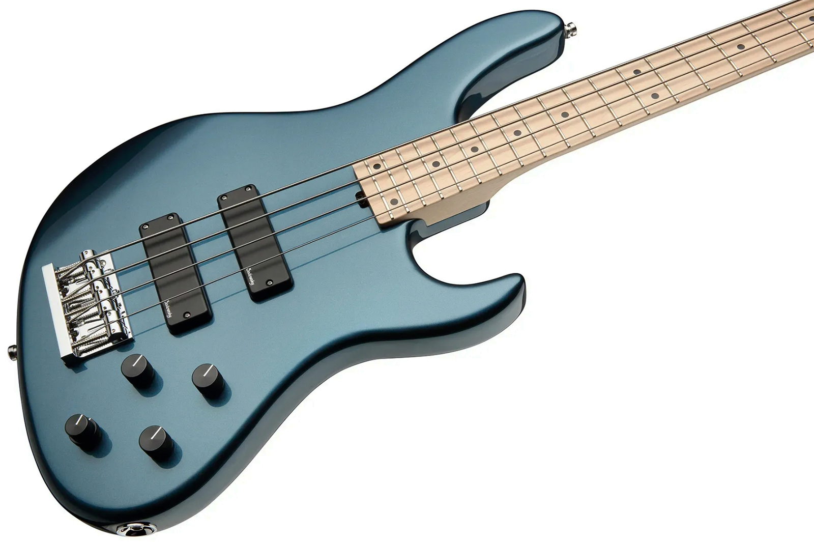 Sadowsky Modern Bass 24 Fret Ash 4c Metroline All Active Mn - Solid Dark Lake Placid Blue Metallic - Basse Électrique Solid Body - Variation 2