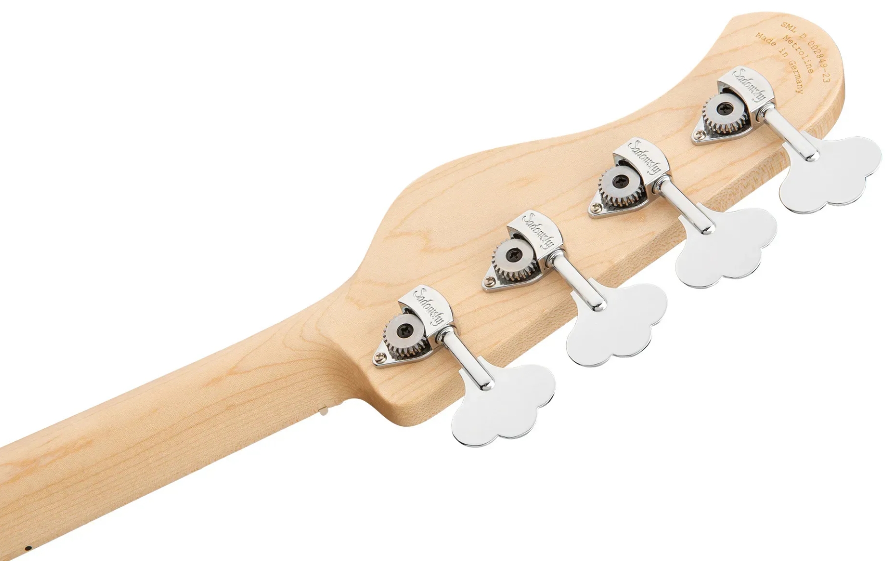 Sadowsky Modern Bass 24 Fret Ash 4c Metroline All Active Mn - Solid Black Satin - Basse Électrique Solid Body - Variation 4