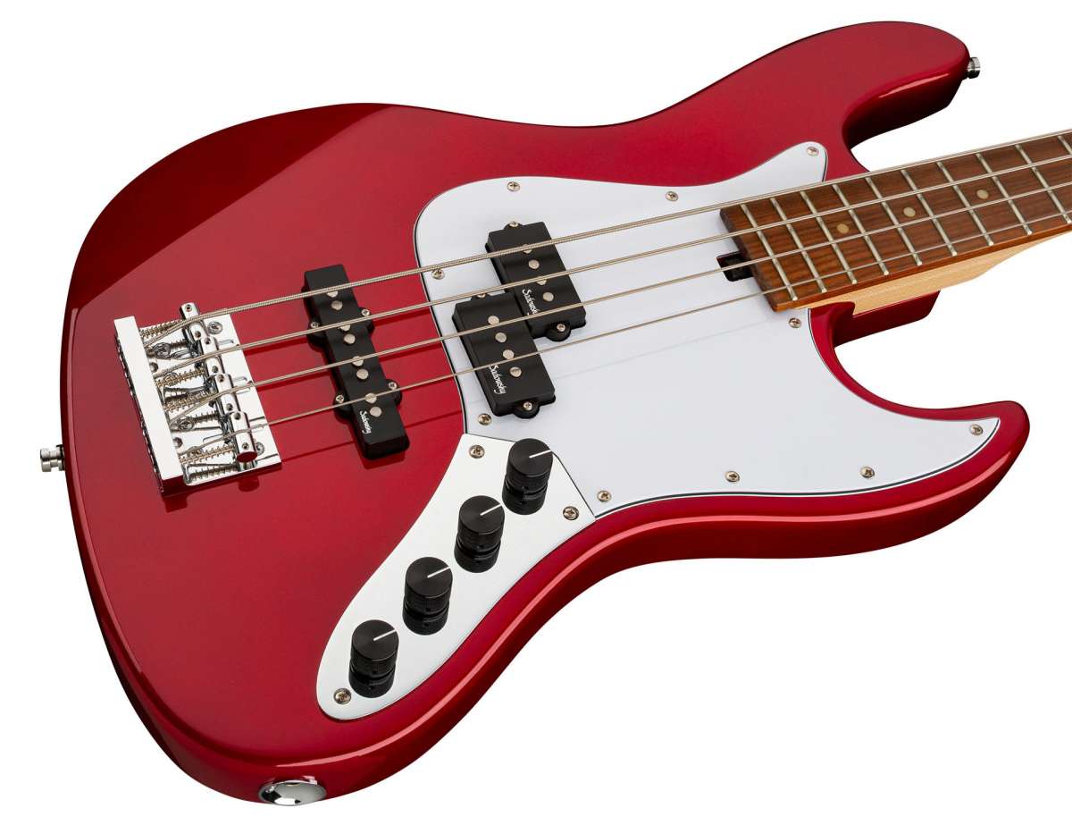 Sadowsky Hybrid P/j Bass 21 Fret 4c Metroexpress Mor - Candy Apple Red Metallic - Basse Électrique Solid Body - Variation 2