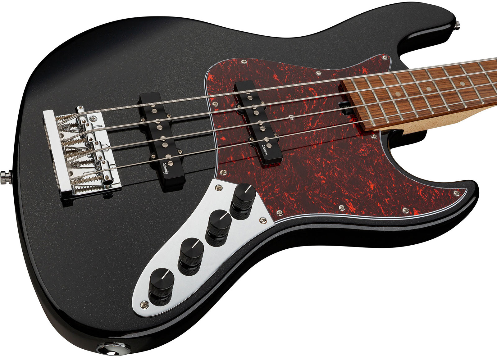 Sadowsky Vintage J/j Bass 21 Fret 4c Metroexpress Mor - Solid Black - Basse Électrique Solid Body - Variation 2