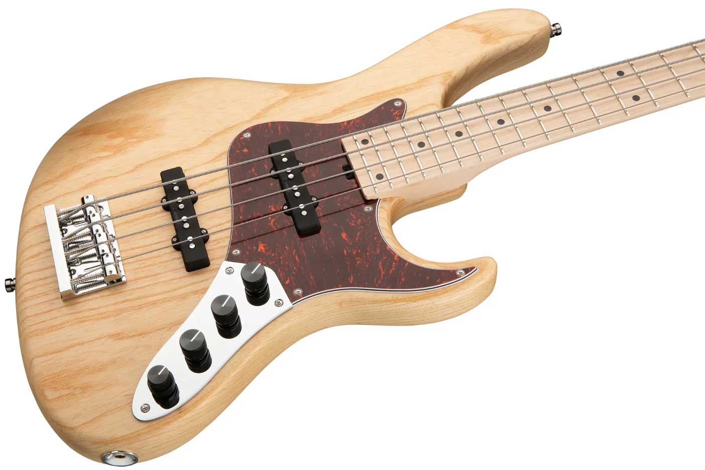 Sadowsky Vintage J/j Bass 24 Fret Ash 4c Metroline All Active Mn - Natural Satin - Basse Électrique Solid Body - Variation 2