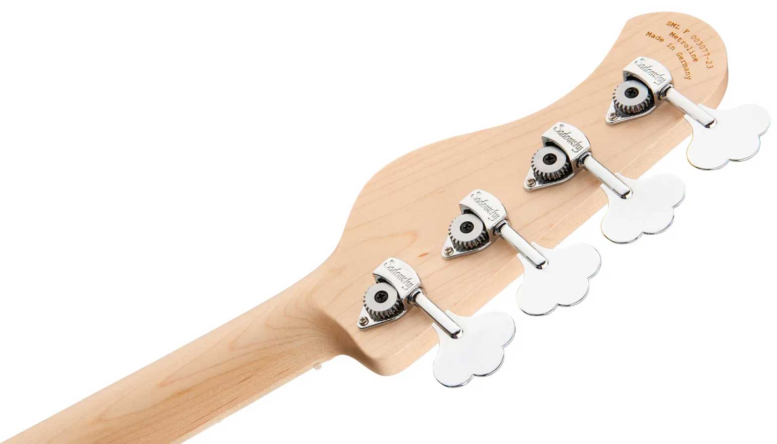 Sadowsky Vintage J/j Bass 24 Fret Ash 4c Metroline All Active Mn - Natural Satin - Basse Électrique Solid Body - Variation 5