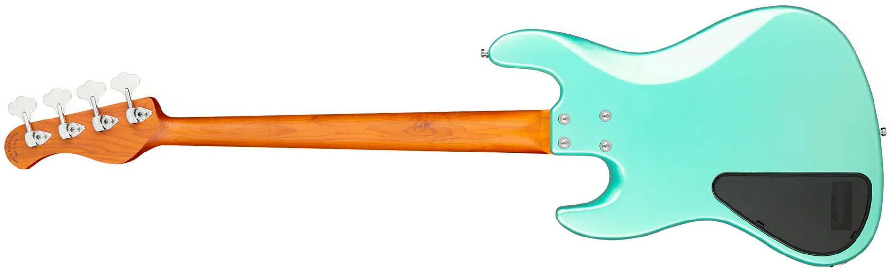 Sadowsky Vintage Jj Bass 21 Fret 4c Metroexpress V2 Pf - Sage Green Metallic - Basse Électrique Solid Body - Variation 6