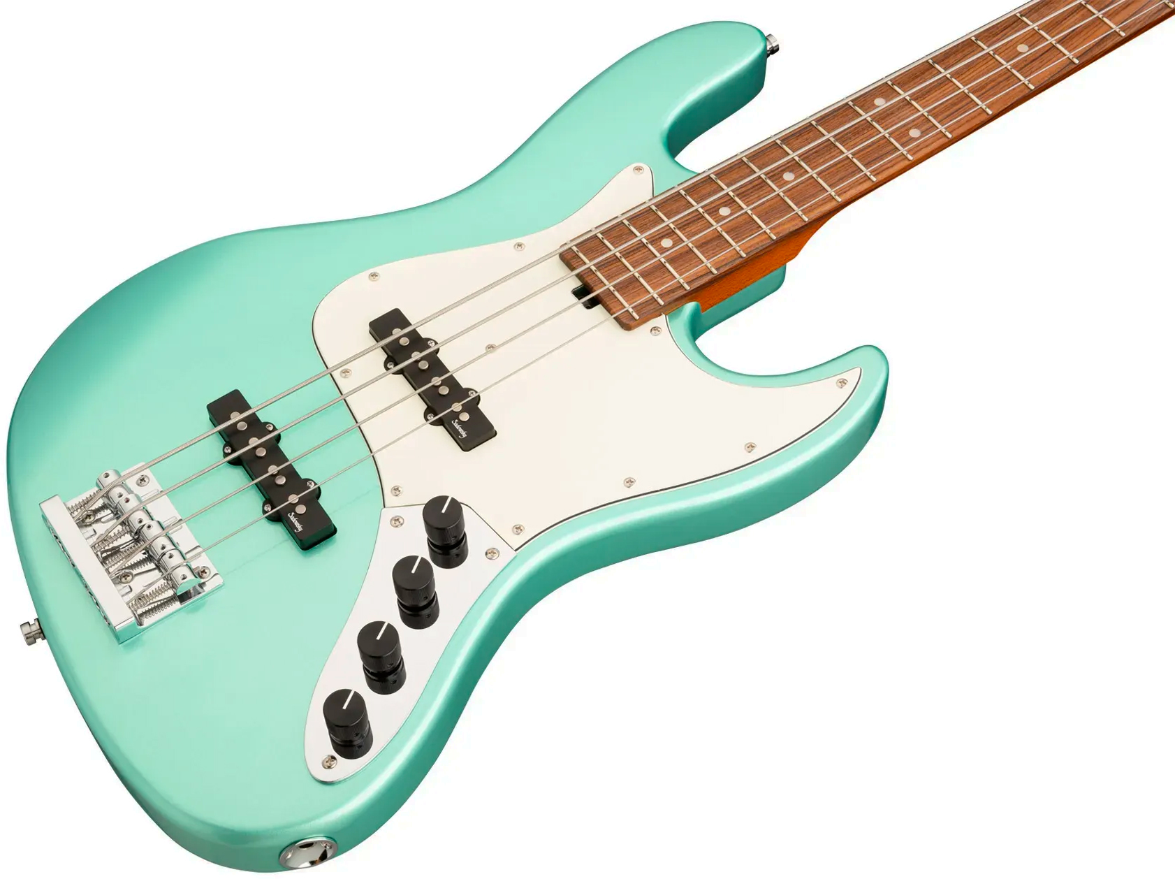 Sadowsky Vintage Jj Bass 21 Fret 4c Metroexpress V2 Pf - Sage Green Metallic - Basse Électrique Solid Body - Variation 7