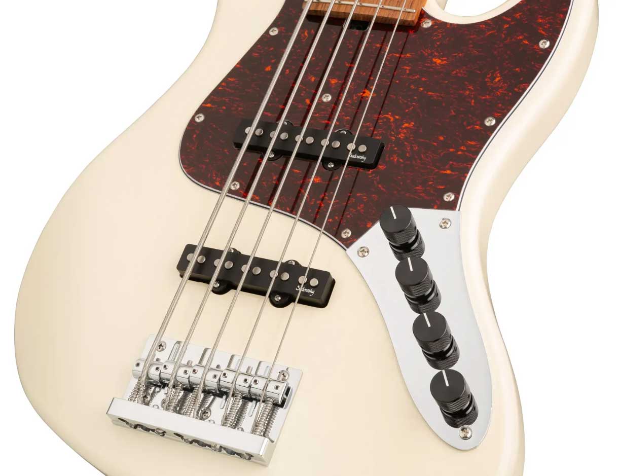 Sadowsky Vintage Jj Bass 21-fret 5c Metroexpress Mor - Olympic White - Basse Électrique Solid Body - Variation 3