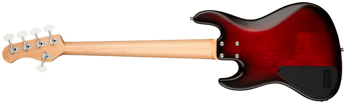 Sadowsky Vintage Jj Bass 21 Fret Alder 5c Metroline All Active Mor - Burgundy Blackburst Transparent Satin - Basse Électrique Solid Body - Variation 1