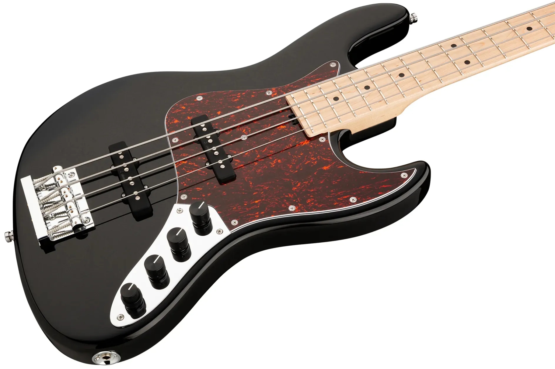 Sadowsky Vintage Jj Bass 21 Fret Ash 4c Metroline All Active Mn - Solid Black Gloss - Basse Électrique Solid Body - Variation 2