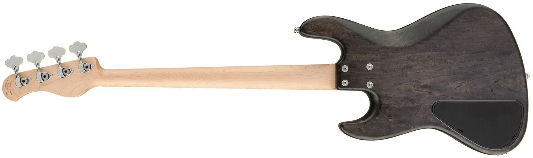 Sadowsky Vintage Jj Bass 21 Fret Ash 4c Metroline All Active Mn - Nirvana Black Transparent Satin - Basse Électrique Solid Body - Variation 3