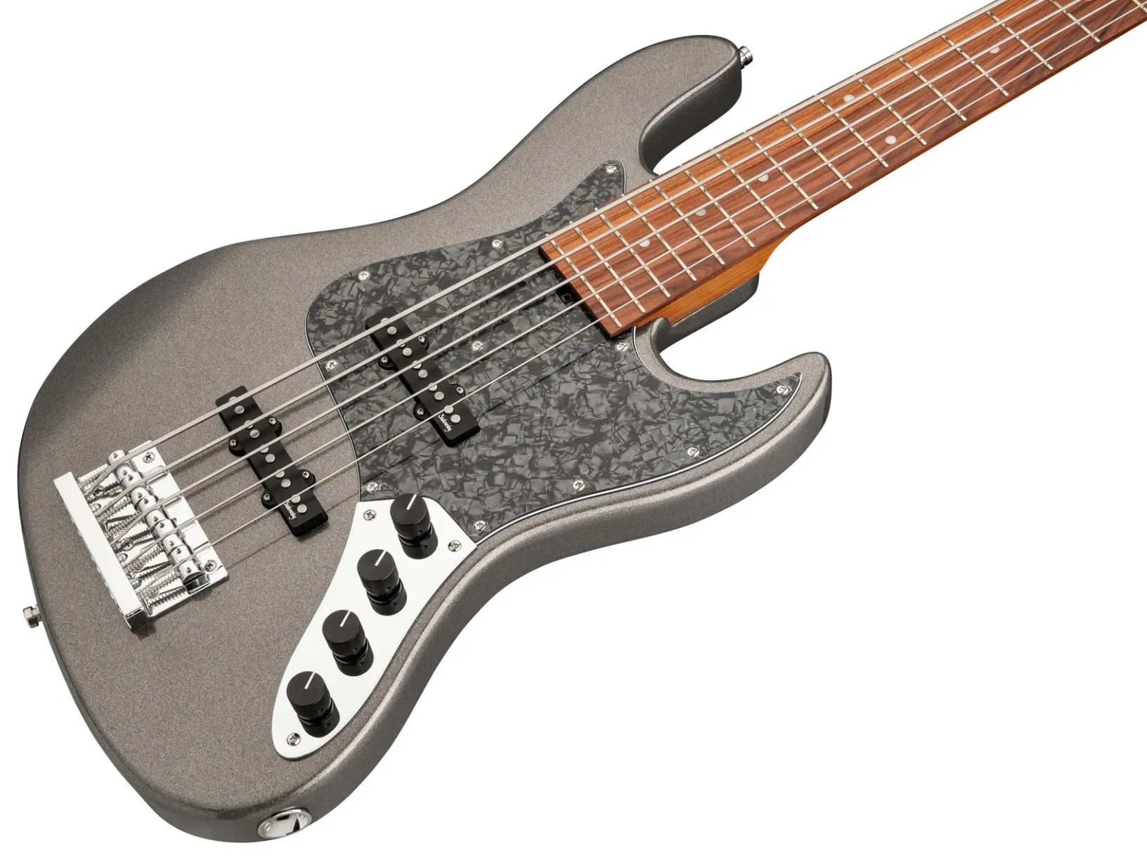 Sadowsky Vintage Jj Bass 21f 5c Metroexpress Mor - Silver Metallic - Basse Électrique Solid Body - Variation 2