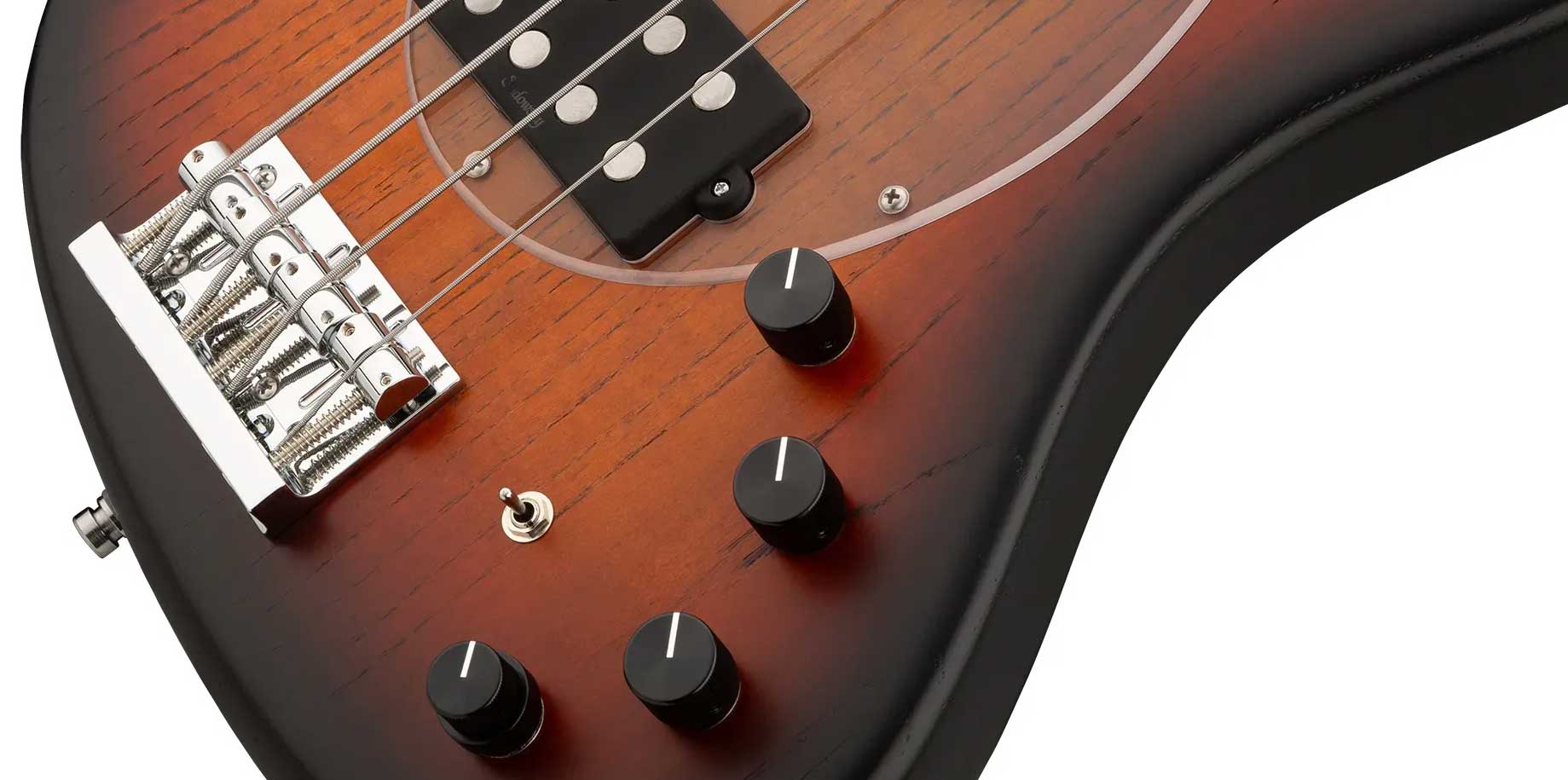 Sadowsky Vintage M/j Bass 21f Ash 4c Metroline All Active Mn - Almond Sunburst Trans. Satin - Basse Électrique Solid Body - Variation 3