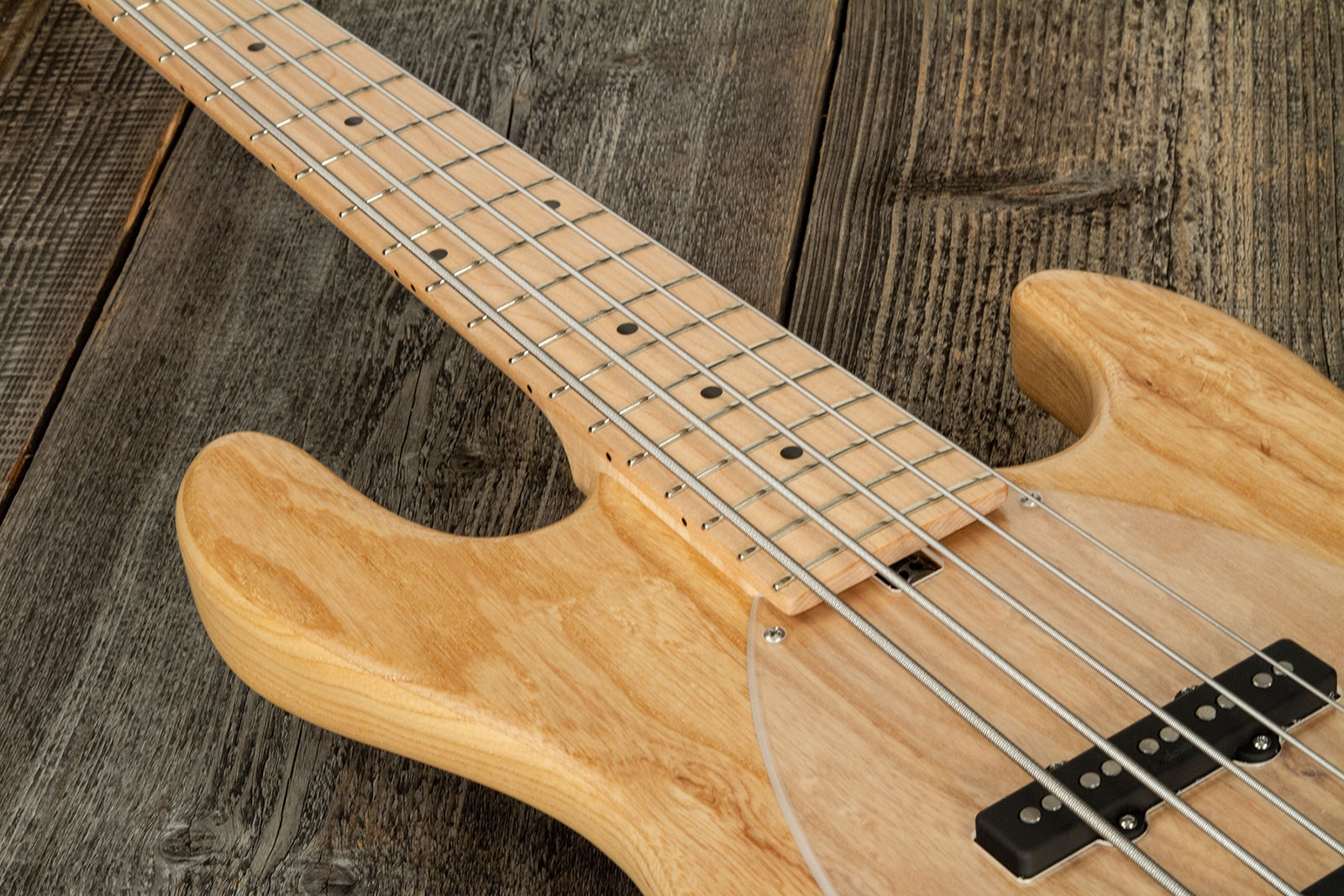 Sadowsky Vintage M/j Bass 21f Ash 5c Metroline All Active Mn - Natural Satin - Basse Électrique Solid Body - Variation 3