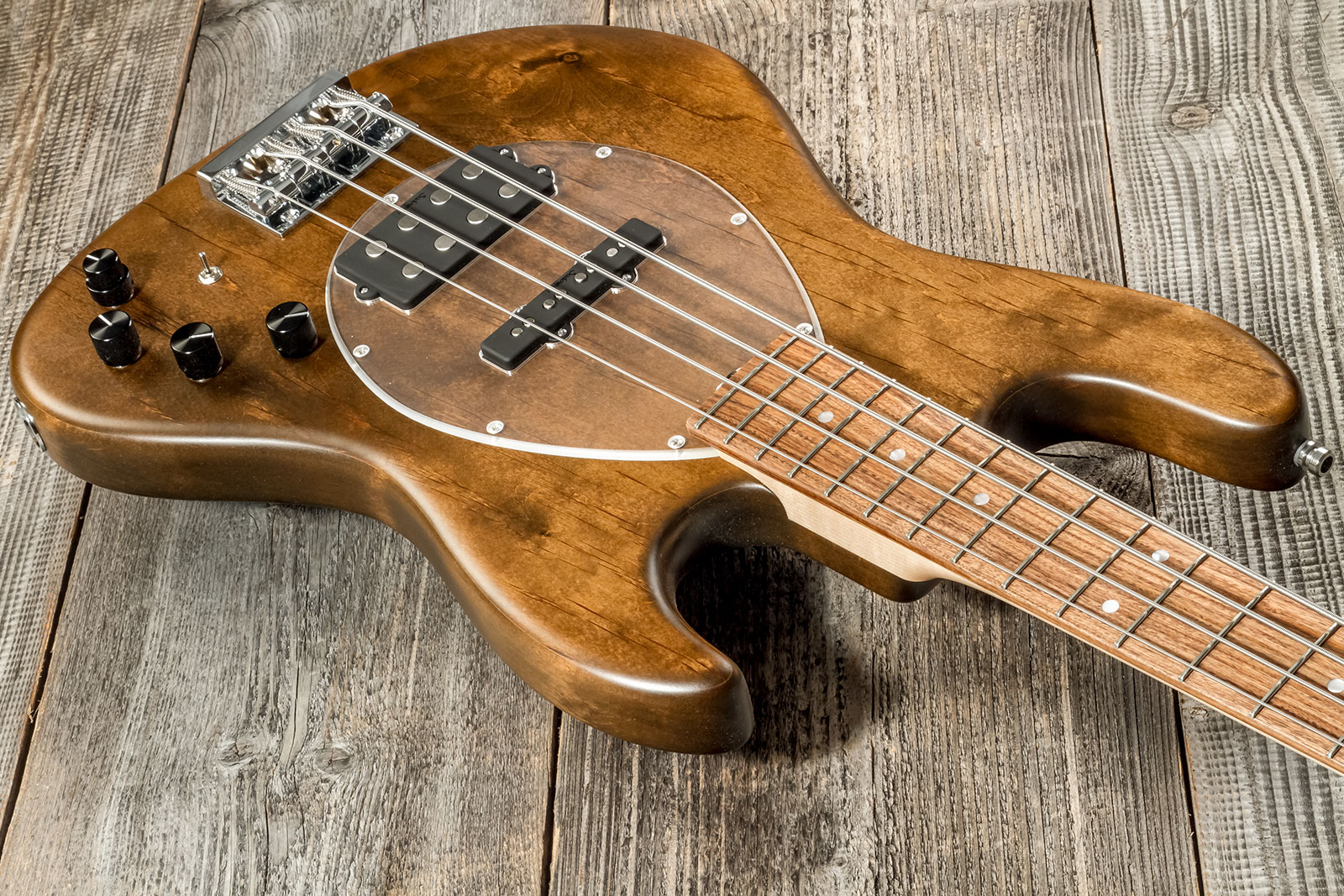 Sadowsky Vintage Mj Bass 21 Fret Alder 4c Metroline All Active Mor - Antique Tobacco Satin - Basse Électrique Solid Body - Variation 8