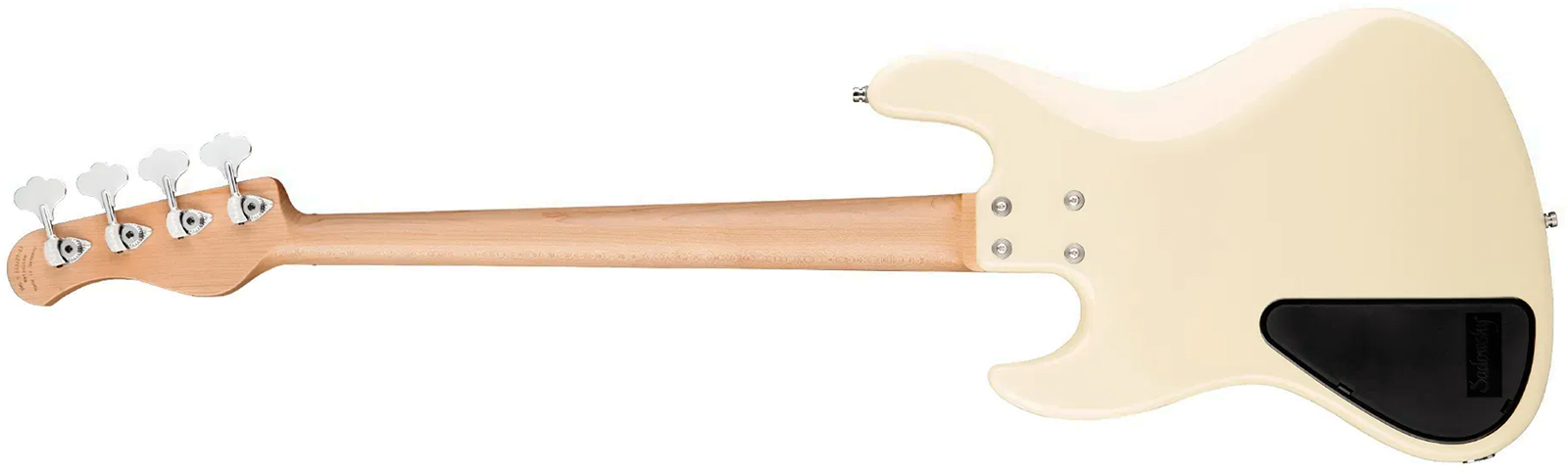 Sadowsky Vintage Mj Bass 21f Alder 4c Metroline All Active Mor - Olympic White - Basse Électrique Solid Body - Variation 1