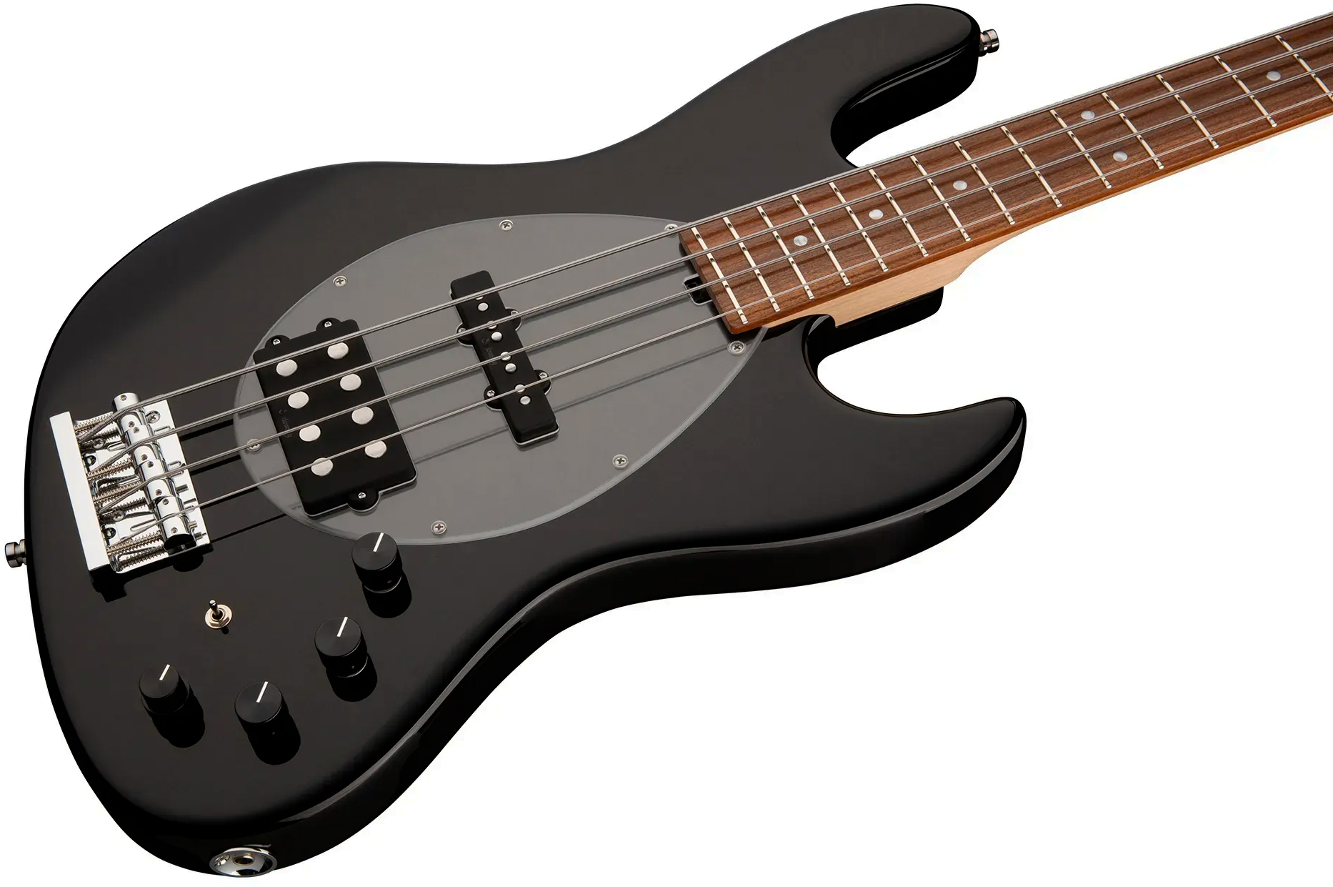 Sadowsky Vintage Mj Bass 21f Alder 4c Metroline All Active Mor - Solid Black - Basse Électrique Solid Body - Variation 2