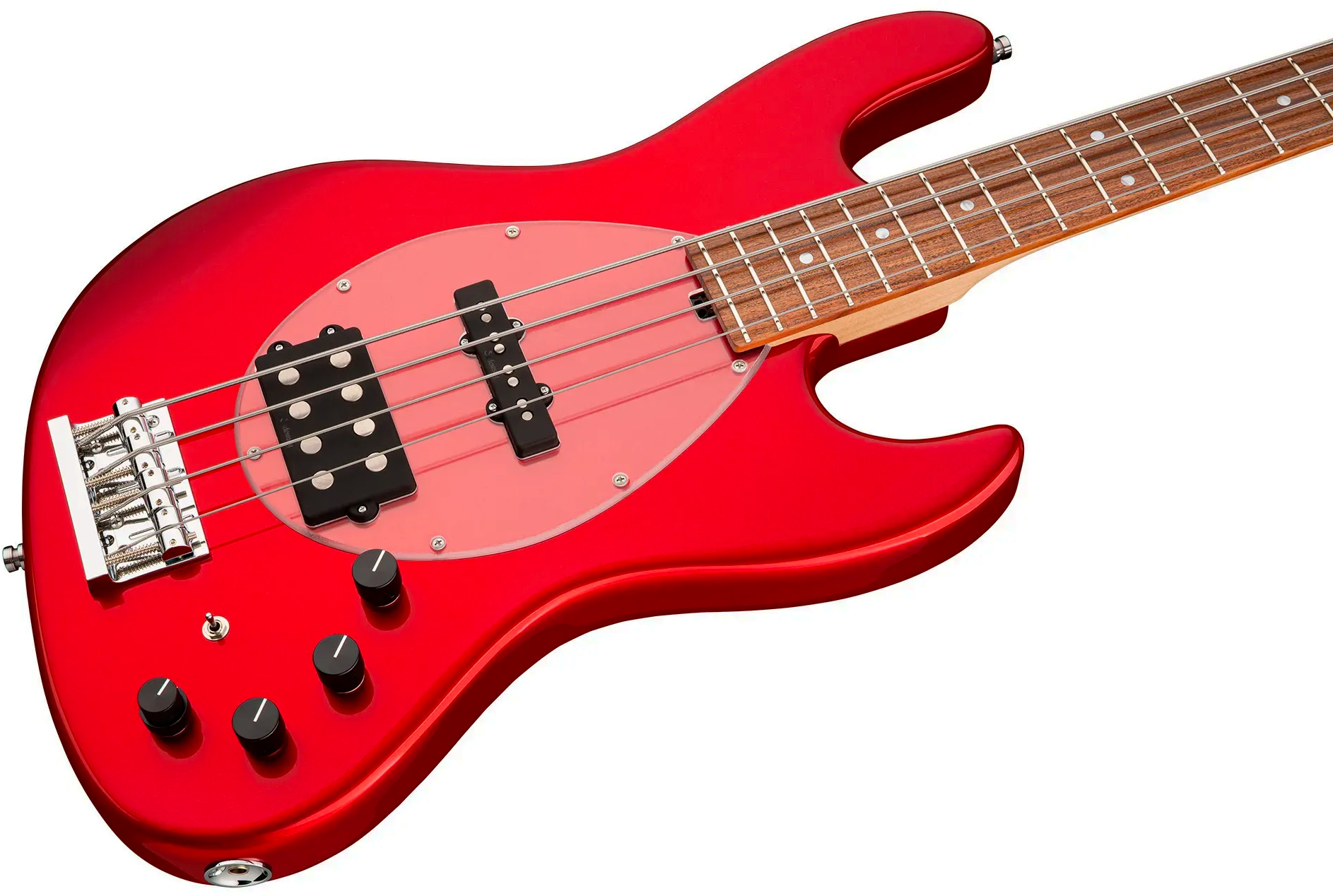 Sadowsky Vintage Mj Bass 21f Alder 4c Metroline All Active Mor - Candy Apple Red Metallic - Basse Électrique Solid Body - Variation 2