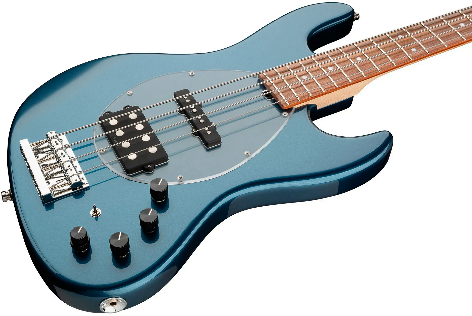 Sadowsky Vintage Mj Bass 21f Alder 4c Metroline All Active Mor - Dark Lake Placid Blue Metallic - Basse Électrique Solid Body - Variation 2