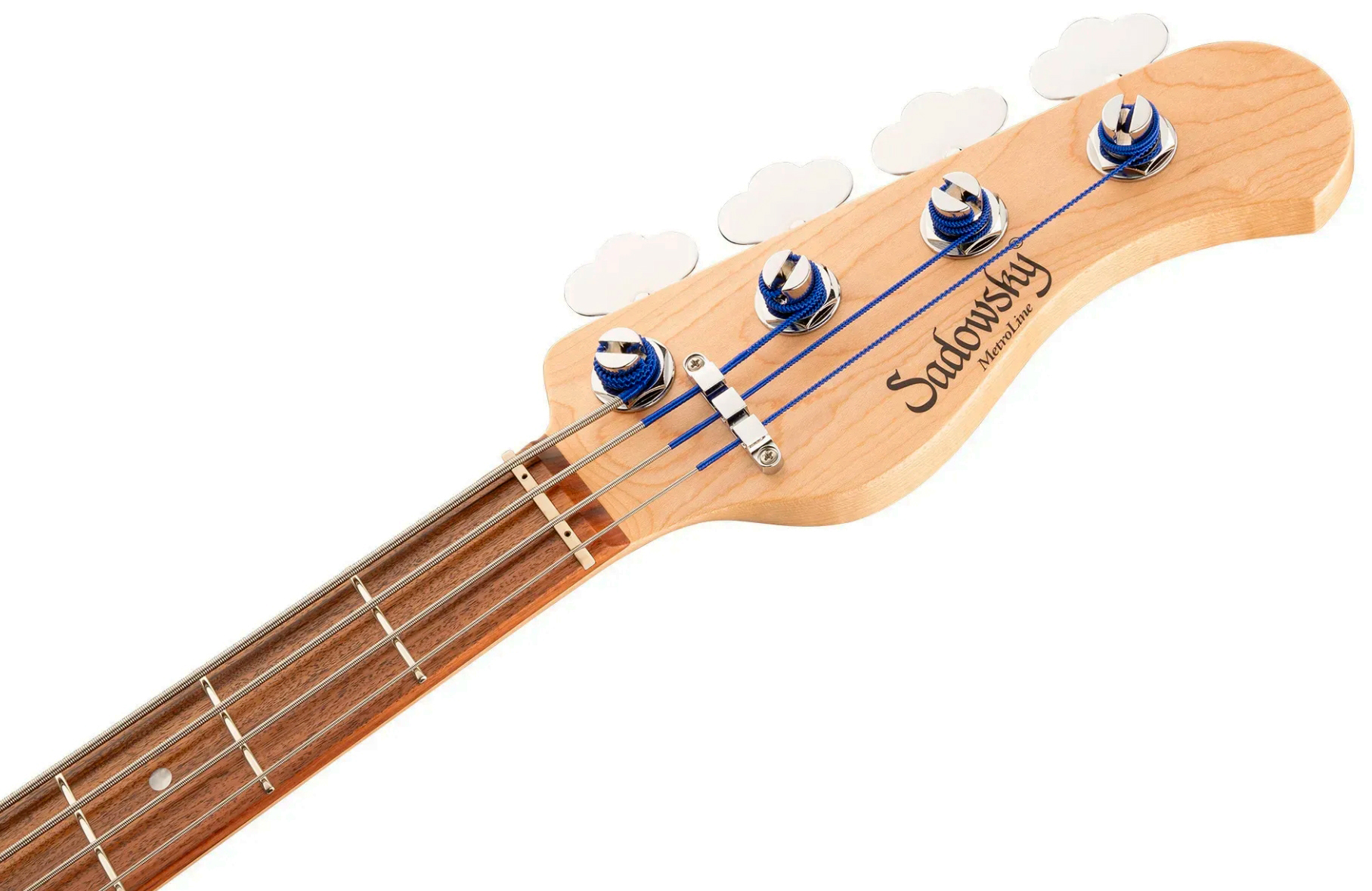 Sadowsky Vintage Mj Bass 21f Alder 4c Metroline All Active Mor - Dark Lake Placid Blue Metallic - Basse Électrique Solid Body - Variation 4