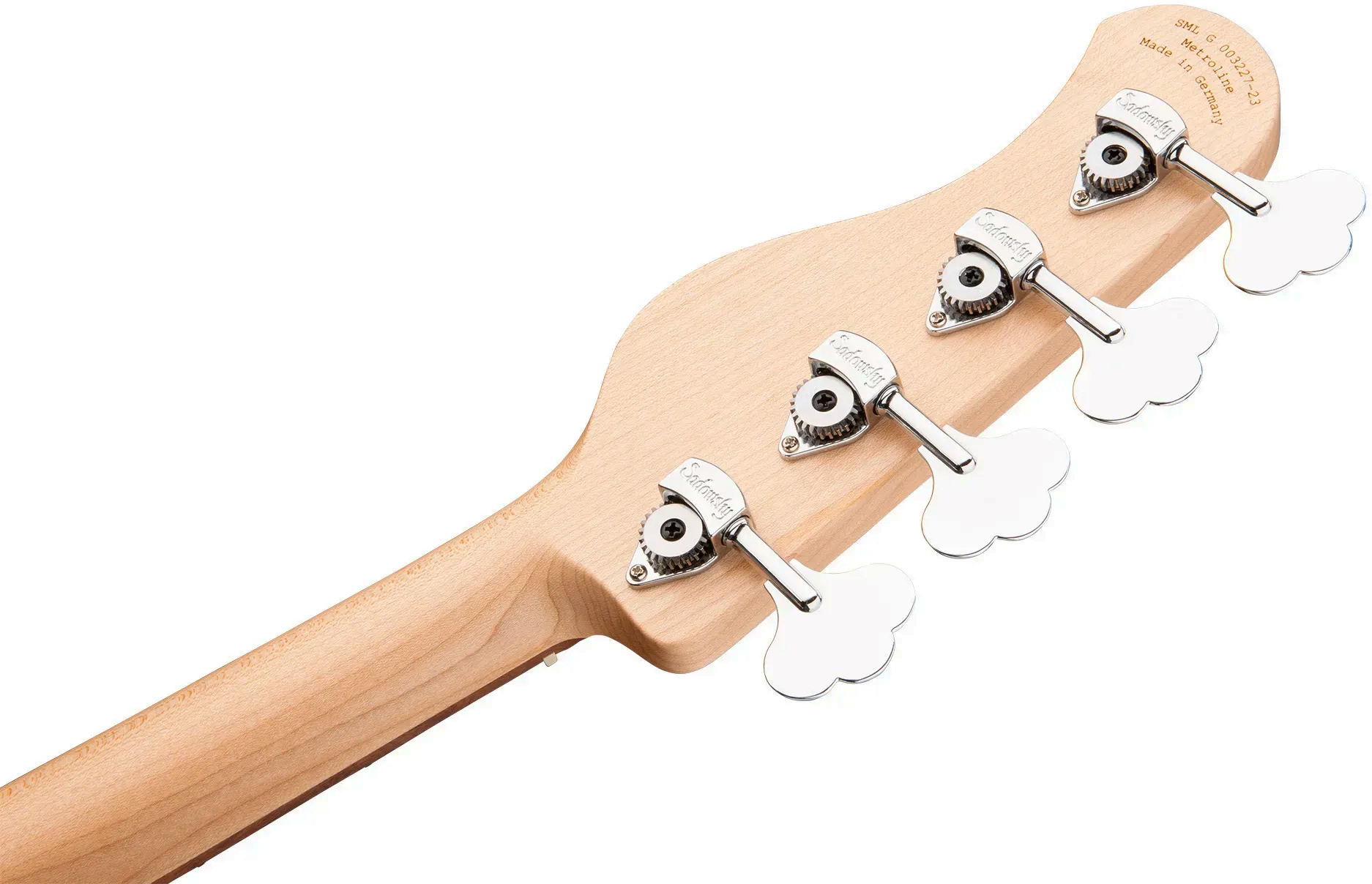 Sadowsky Vintage Mj Bass 21f Alder 4c Metroline All Active Mor - Solid Black - Basse Électrique Solid Body - Variation 4
