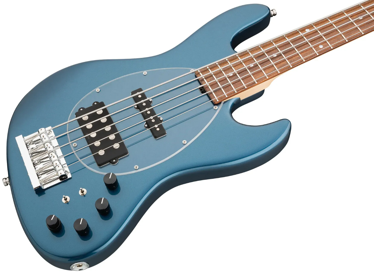 Sadowsky Vintage Mj Bass 21f Alder 5c Metroline All Active Mor - Dark Lake Placid Blue Metallic - Basse Électrique Solid Body - Variation 2