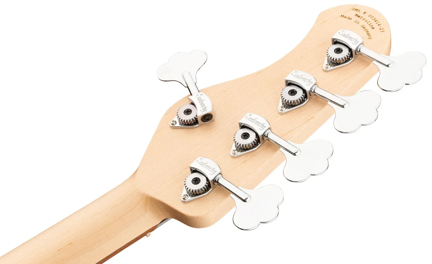 Sadowsky Vintage Mj Bass 21f Alder 5c Metroline All Active Mor - Dark Lake Placid Blue Metallic - Basse Électrique Solid Body - Variation 4