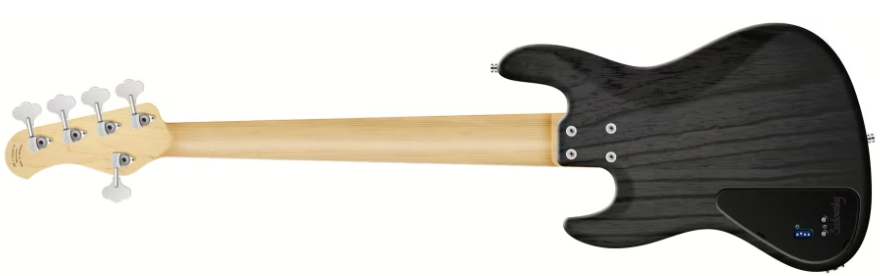 Sadowsky Will Lee 22-fret Ash 5c Metroline Signature All Active Mn - Nirvana Black Transparent Satin - Basse Électrique Solid Body - Variation 1