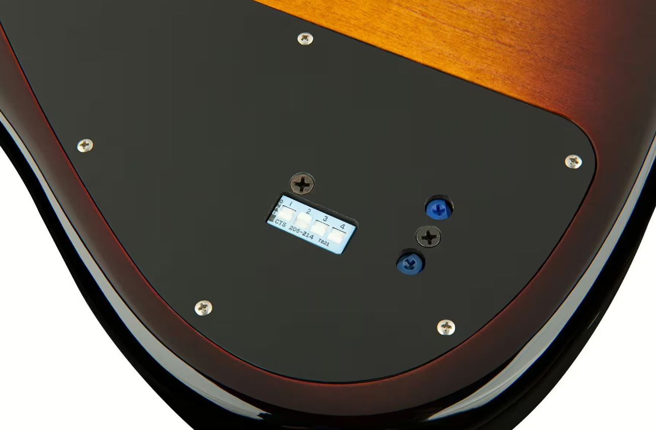 Sadowsky Will Lee 22-fret Ash 5c Metroline Signature All Active Mn - '59 Burst Transparent - Basse Électrique Solid Body - Variation 4