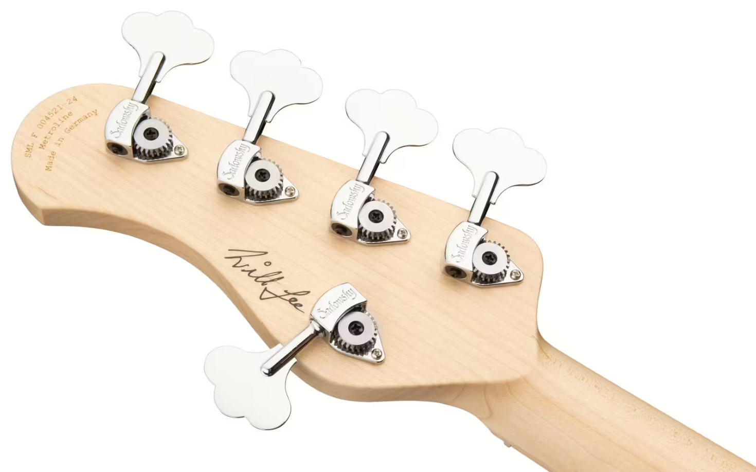 Sadowsky Will Lee 22-fret Ash 5c Metroline Signature All Active Mn - Solid Olympic White - Basse Électrique Solid Body - Variation 4