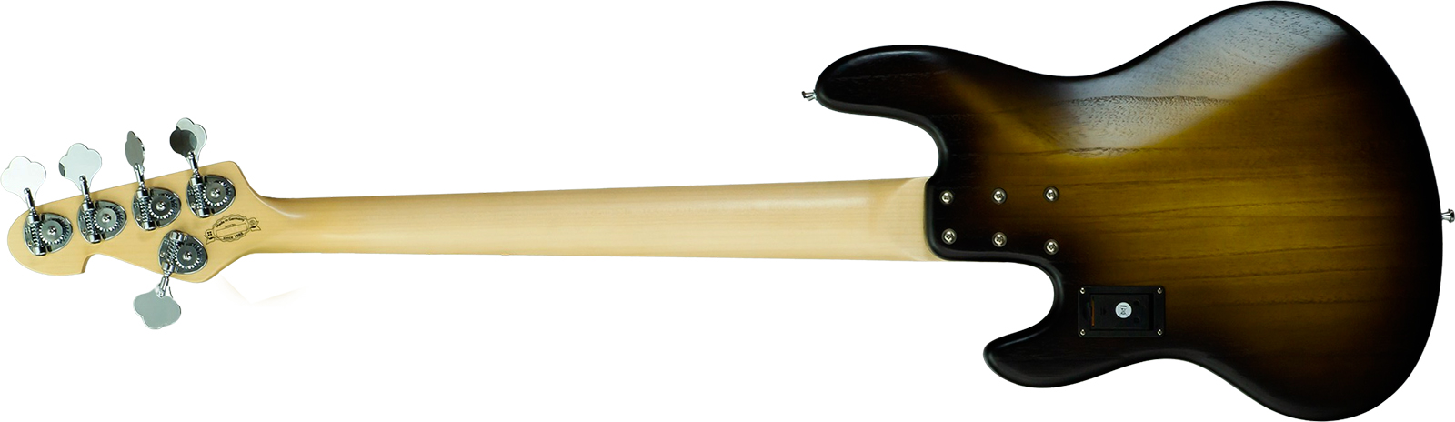 Sandberg California Tm Sl Superlight 5c All Active Mn #50318 - Matt Tobacco Sunburst - Basse Électrique Solid Body - Variation 1