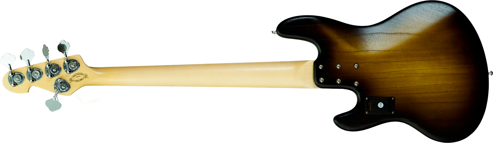Sandberg California Tm Sl Superlight 5c All Active Mn #50318 - Matt Tobacco Sunburst - Basse Électrique Solid Body - Variation 7