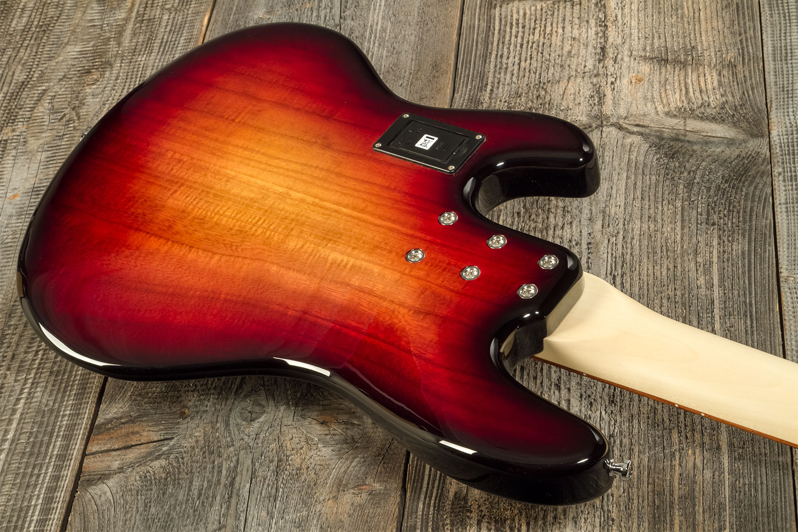 Sandberg California Tm4 Sl Superlight Ltd Active Pf - Ultra Soft Aged 3-tone Sunburst Gloss - Basse Électrique Solid Body - Variation 5