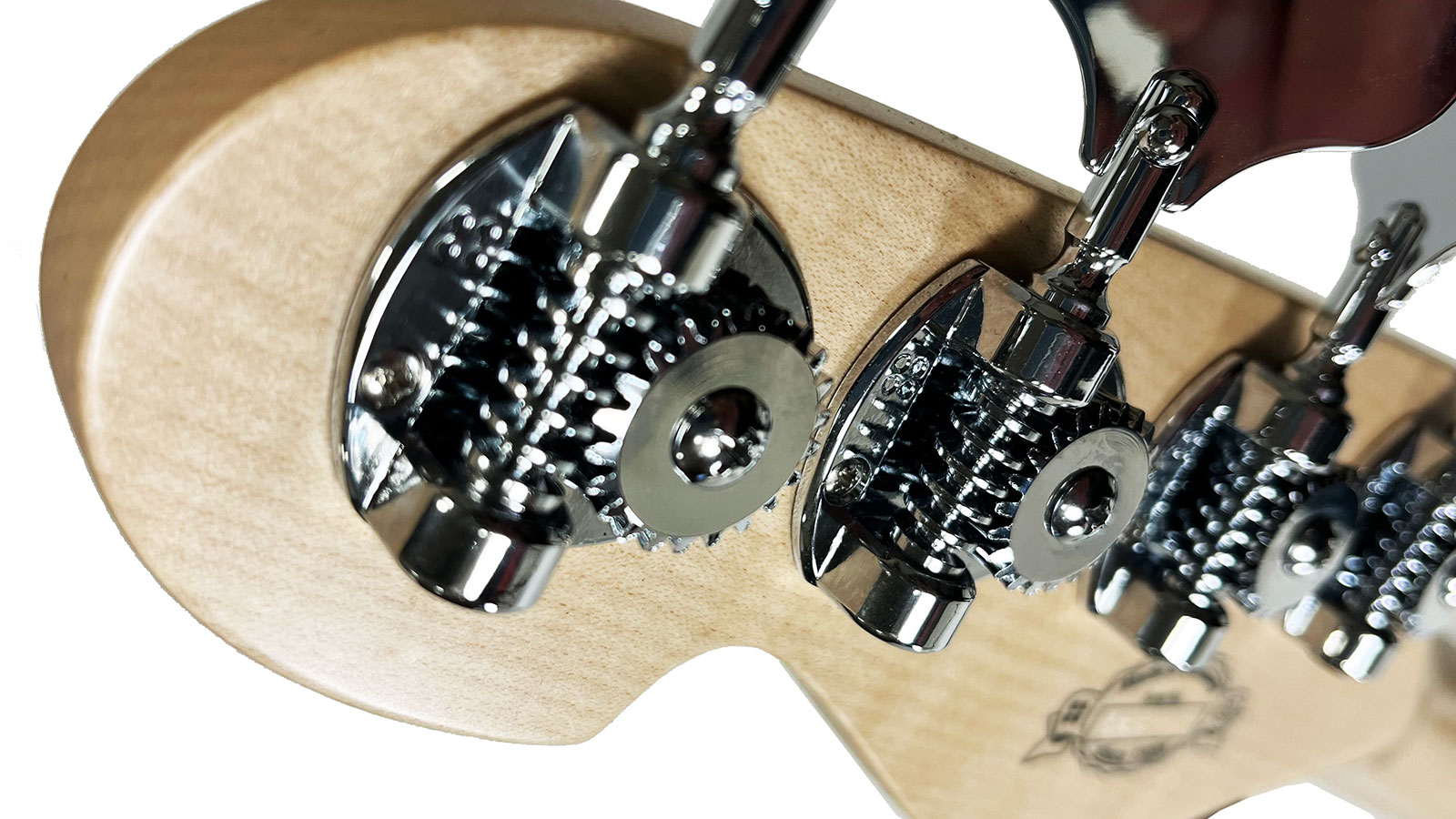 Sandberg California Tm4 Sl Superlight White Dots All Active Mn - Nature Matt - Basse Électrique Solid Body - Variation 5
