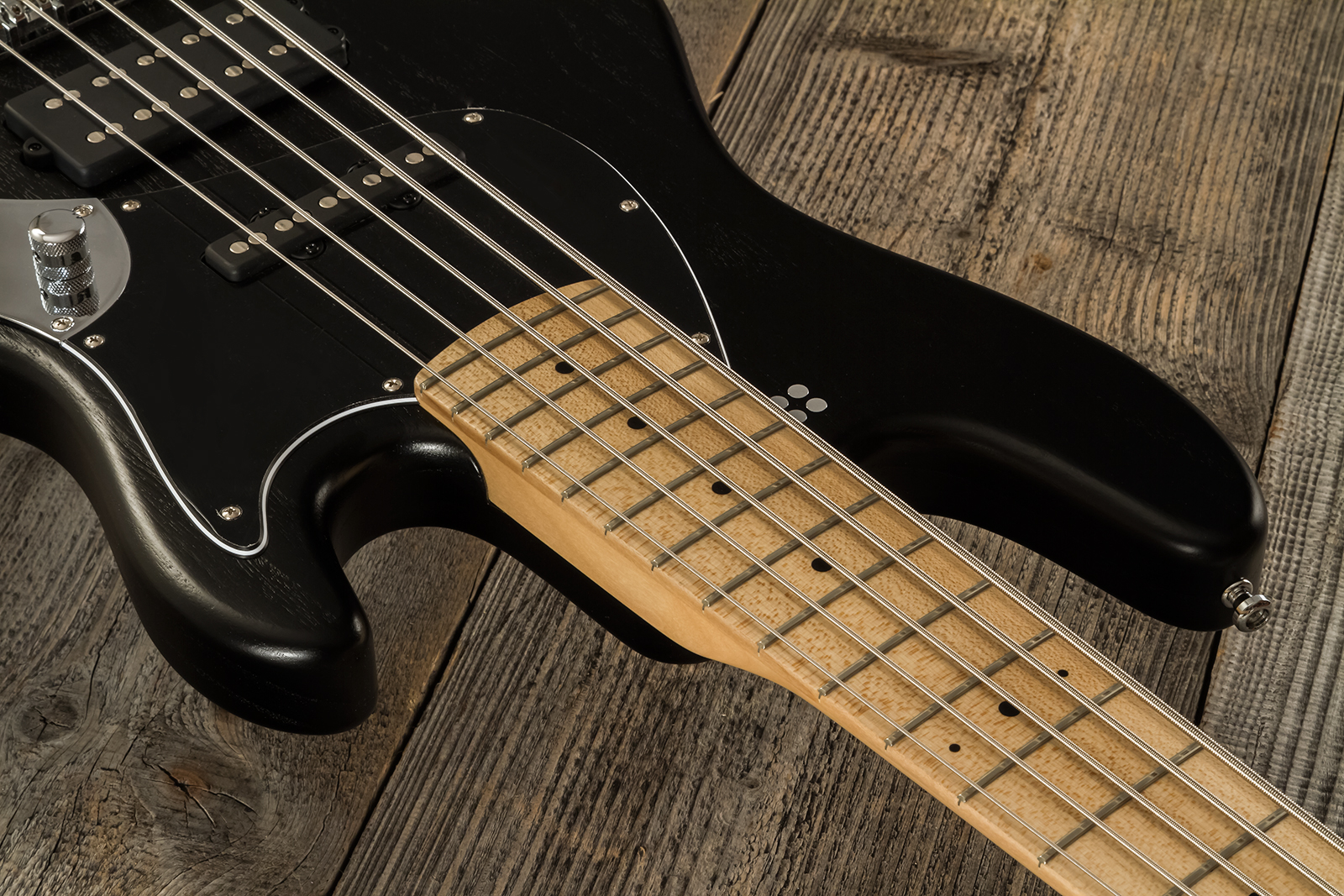 Sandberg California Tm5 Sl Superlight Black Dots 5c All Active Mn - Black - Basse Électrique Solid Body - Variation 4