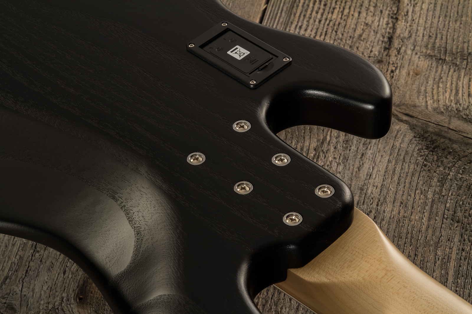 Sandberg California Tm5 Sl Superlight Black Dots 5c All Active Mn - Black - Basse Électrique Solid Body - Variation 8