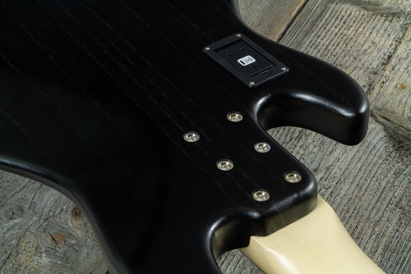 Sandberg California Tm5 Sl Superlight Black Dots Black Pckd 5c All Active Mn - Black Matt - Basse Électrique Solid Body - Variation 9