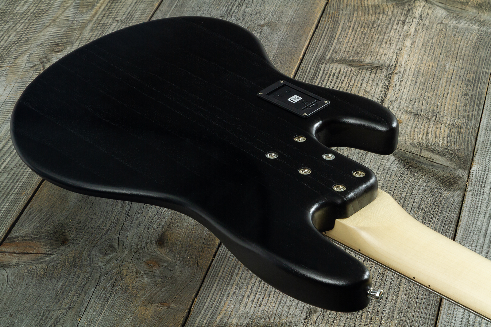 Sandberg California Tm5 Sl Superlight Black Dots Black Pckd 5c All Active Mn - Black Matt - Basse Électrique Solid Body - Variation 8