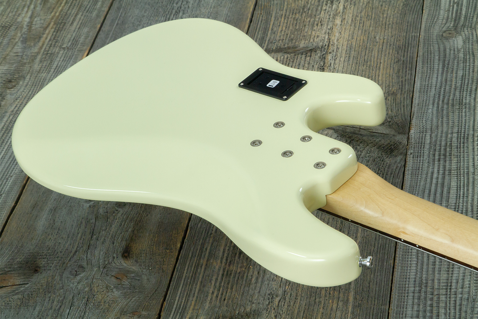 Sandberg California Vm4 Abalone Dots All 4c Active Rw - Highgloss Creme - Basse Électrique Solid Body - Variation 15