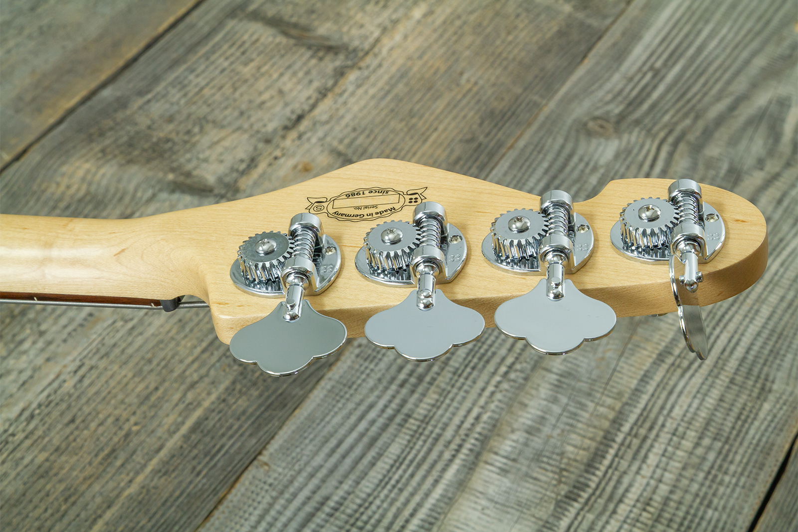 Sandberg California Vm4 Abalone Dots All 4c Active Rw - Highgloss Creme - Basse Électrique Solid Body - Variation 18