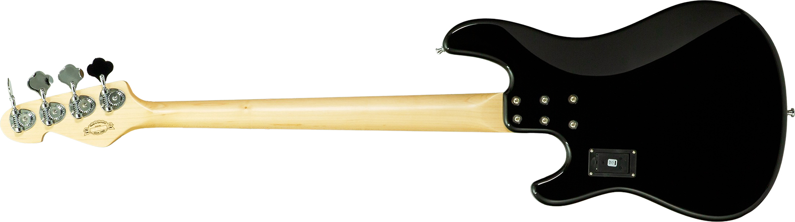 Sandberg California Vm4 Abalone Dots All 4c Active Rw - Highgloss Black - Basse Électrique Solid Body - Variation 4