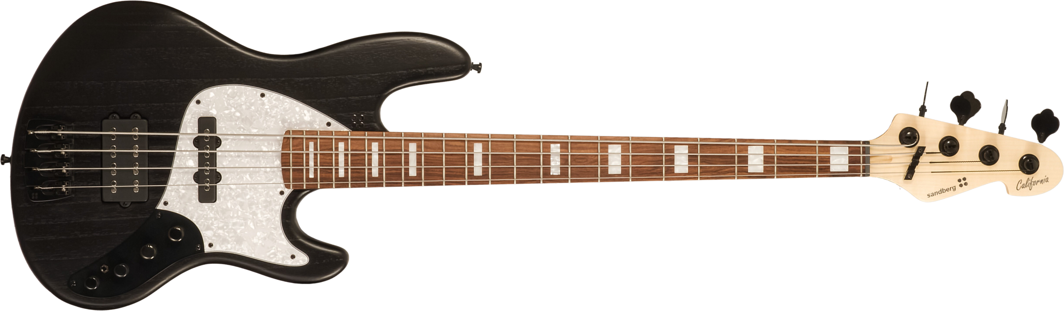 Sandberg California Tm4 Sl Superlight White Blocks All Active Pf - Black - Basse Électrique Solid Body - Main picture