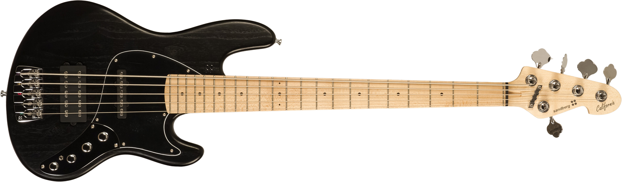 Sandberg California Tm5 Sl Superlight Black Dots 5c All Active Mn - Black - Basse Électrique Solid Body - Main picture