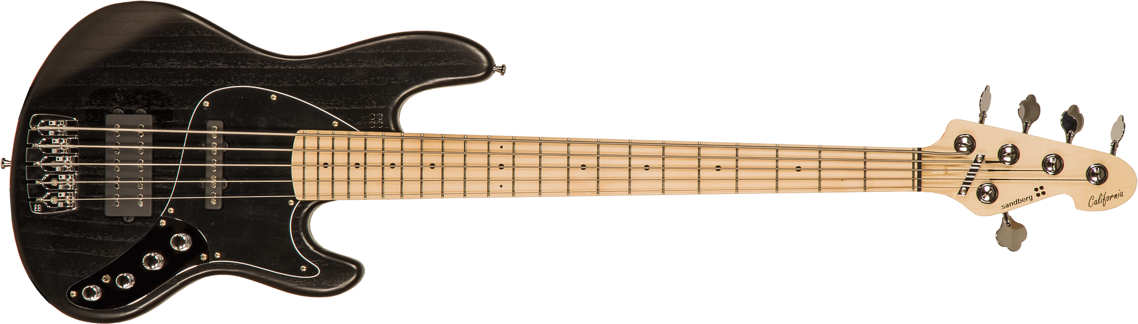 Sandberg California Tm5 Sl Superlight 5c All Active Mn - Black Matt - Basse Électrique Solid Body - Main picture