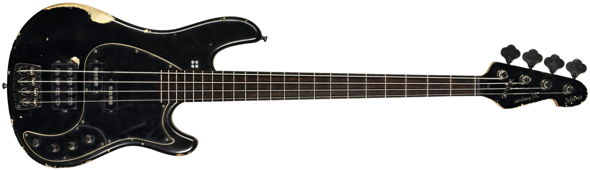 Sandberg Oliver Riedel California Vm4 Signature All Active Eb - Black Hardcore Aged - Basse Électrique Solid Body - Main picture