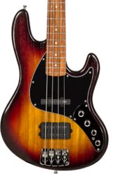 Basse électrique solid body Sandberg California TM4 SL Superlight (PF, White Dots) - 3-tone sunburst matt