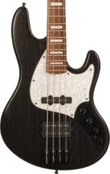 Basse électrique solid body Sandberg California TM4 SL Superlight (PF, White Blocks) - Black