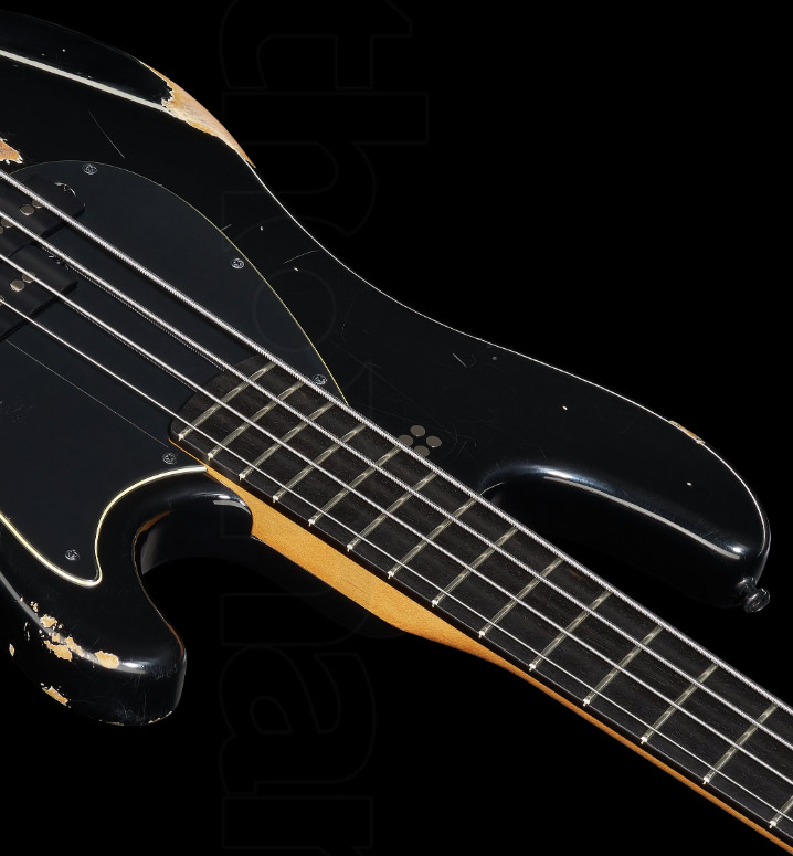 Sandberg Oliver Riedel California Vm4 Signature All Active Eb - Black Hardcore Aged - Basse Électrique Solid Body - Variation 3