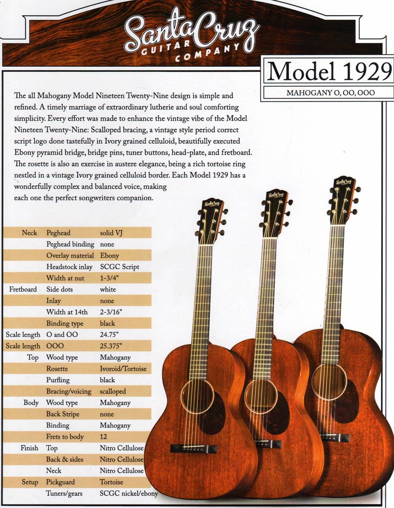 Santa Cruz 000 1929 Natural - Guitare Acoustique - Variation 4